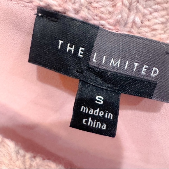 The Limited Women's Marled Pink Wool Blend Knit layered sweater ❤️ - Picture 7 of 7